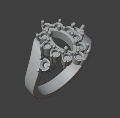 Anillo marquesa personalizado  3D print model_1
