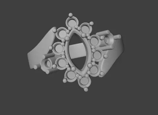 Anillo marquesa personalizado  3D print model_0