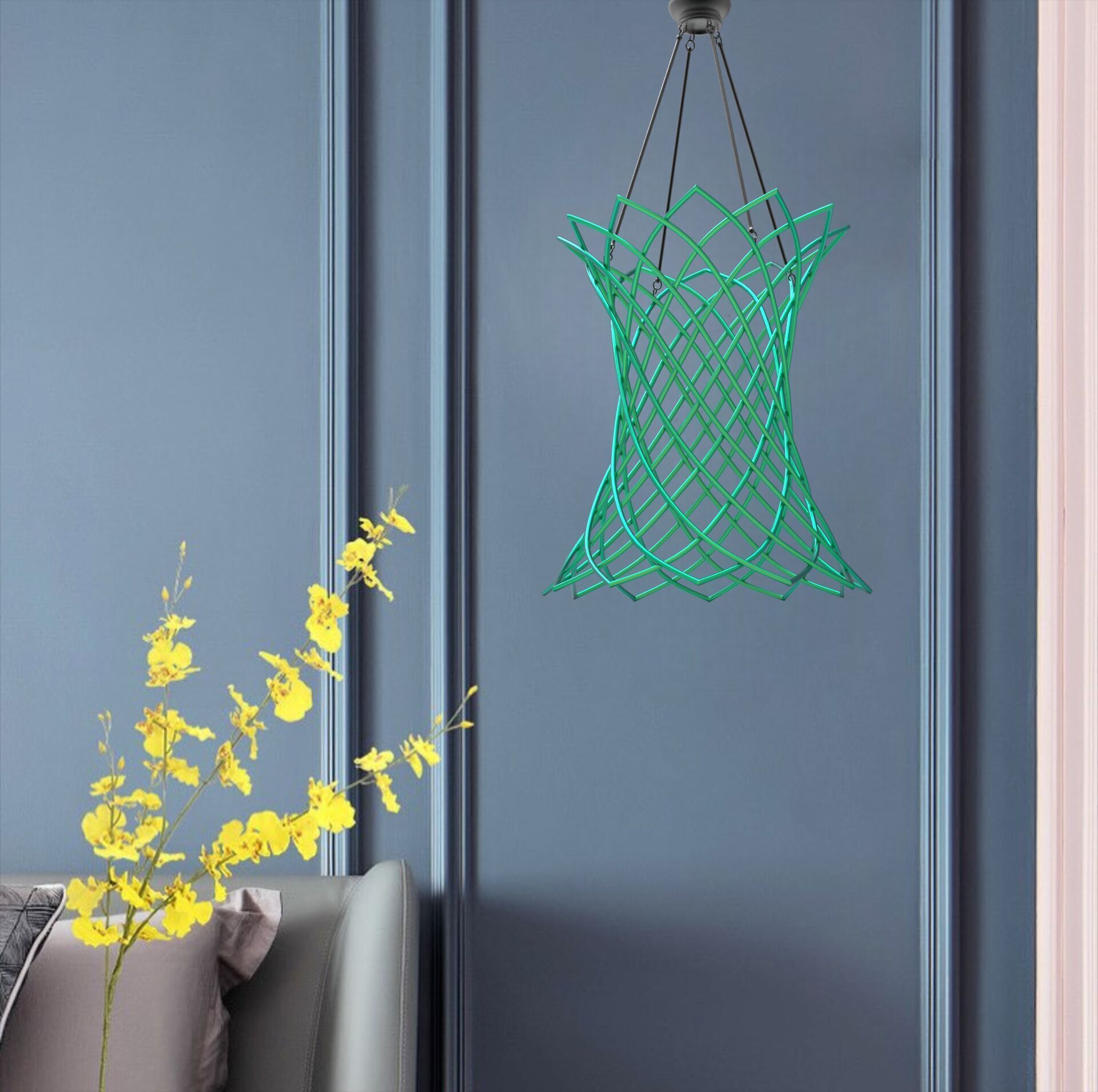 Pendant Lamp Shade 3D print model_1