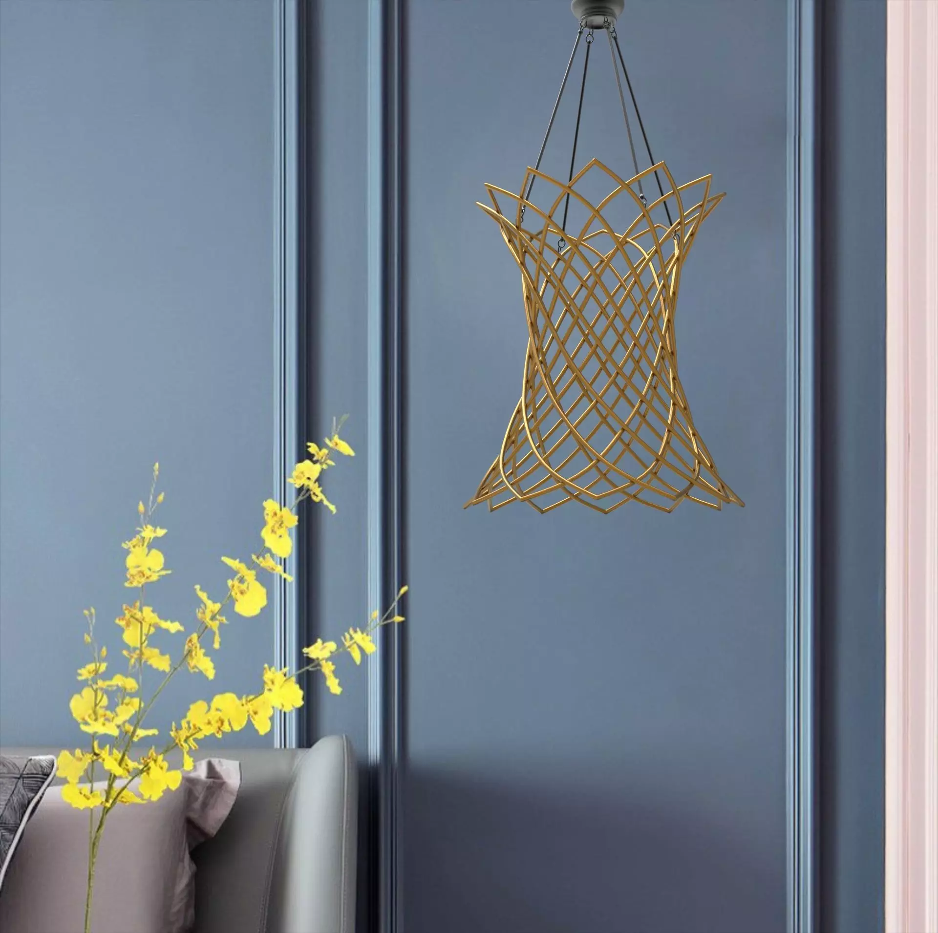 Pendant Lamp Shade 3D print model_0