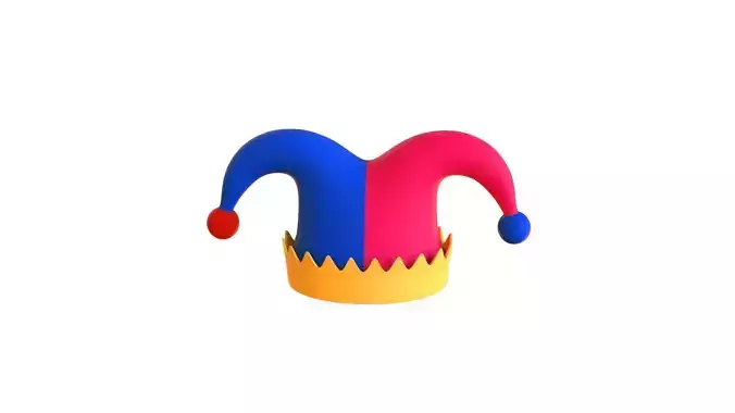 Low-Poly Jester Hat