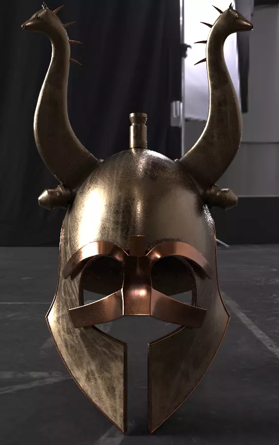 Ancient Greek Misthios Bounty Hunter Helmet 3D print model