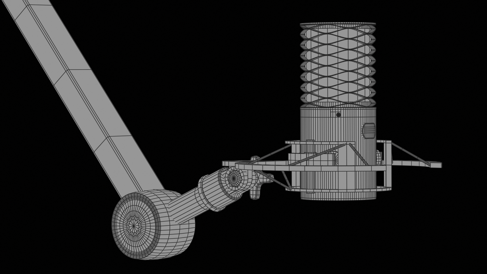 Aston Origin Microphone Low-poly 3D model_5