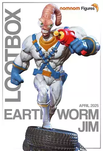Earthworm Jim 3D print model