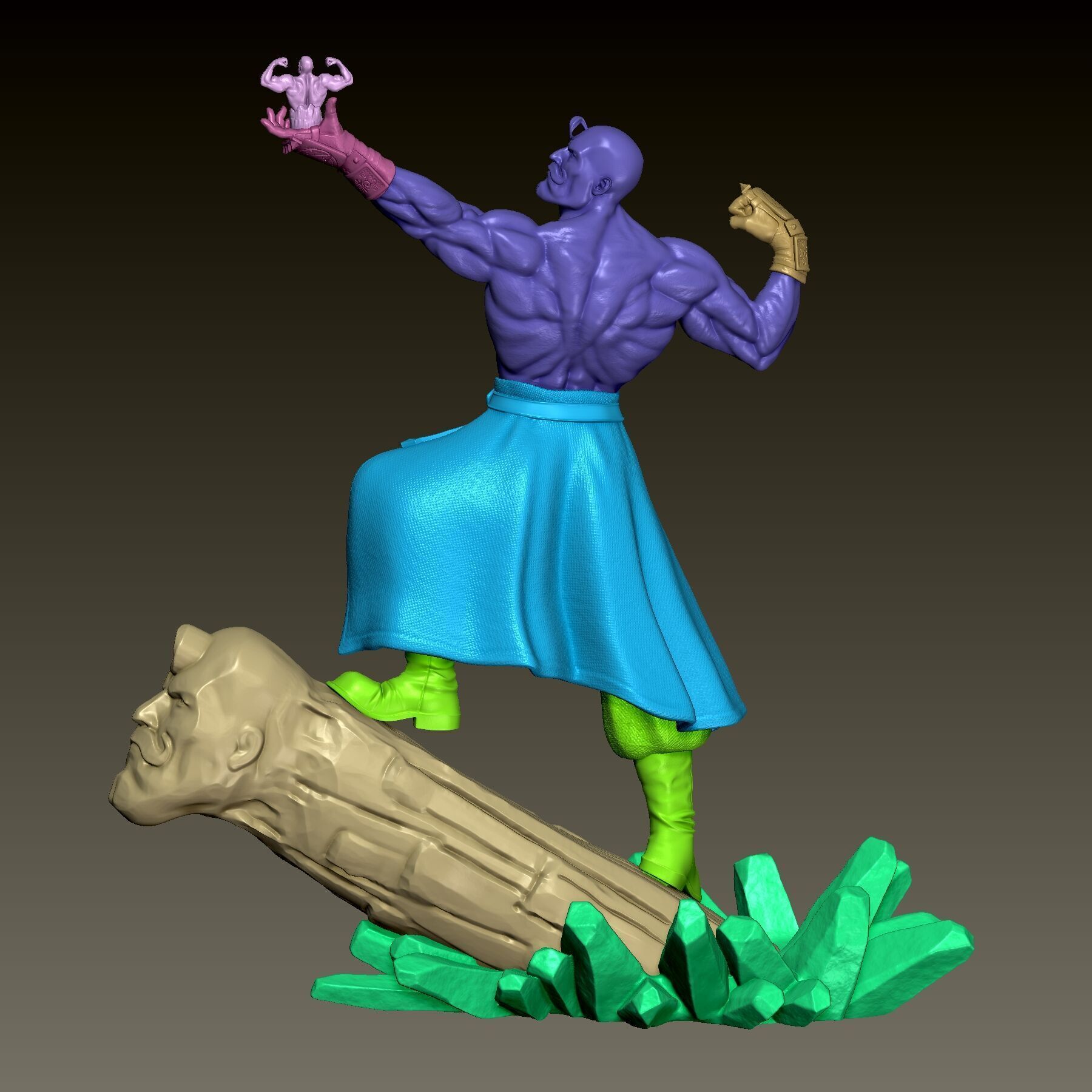 Fullmetal Alchemist Major Armstrong 3D print model_4