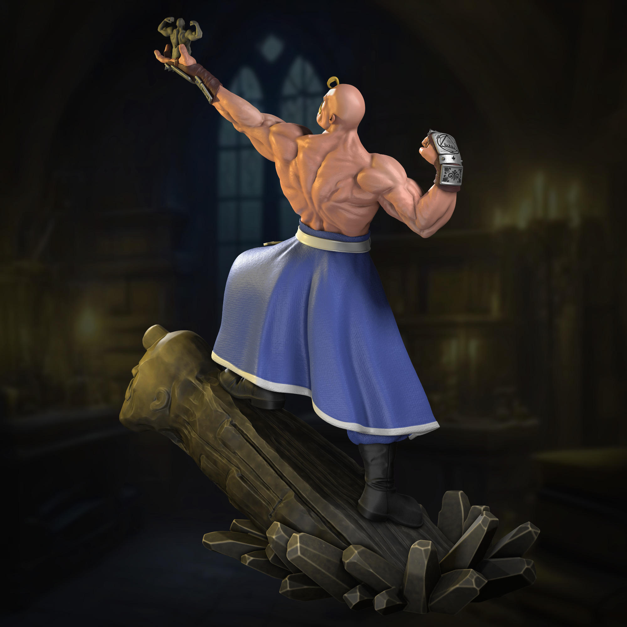 Fullmetal Alchemist Major Armstrong 3D print model_3