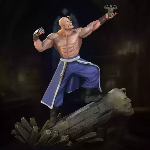 Fullmetal Alchemist Major Armstrong 3D print model
