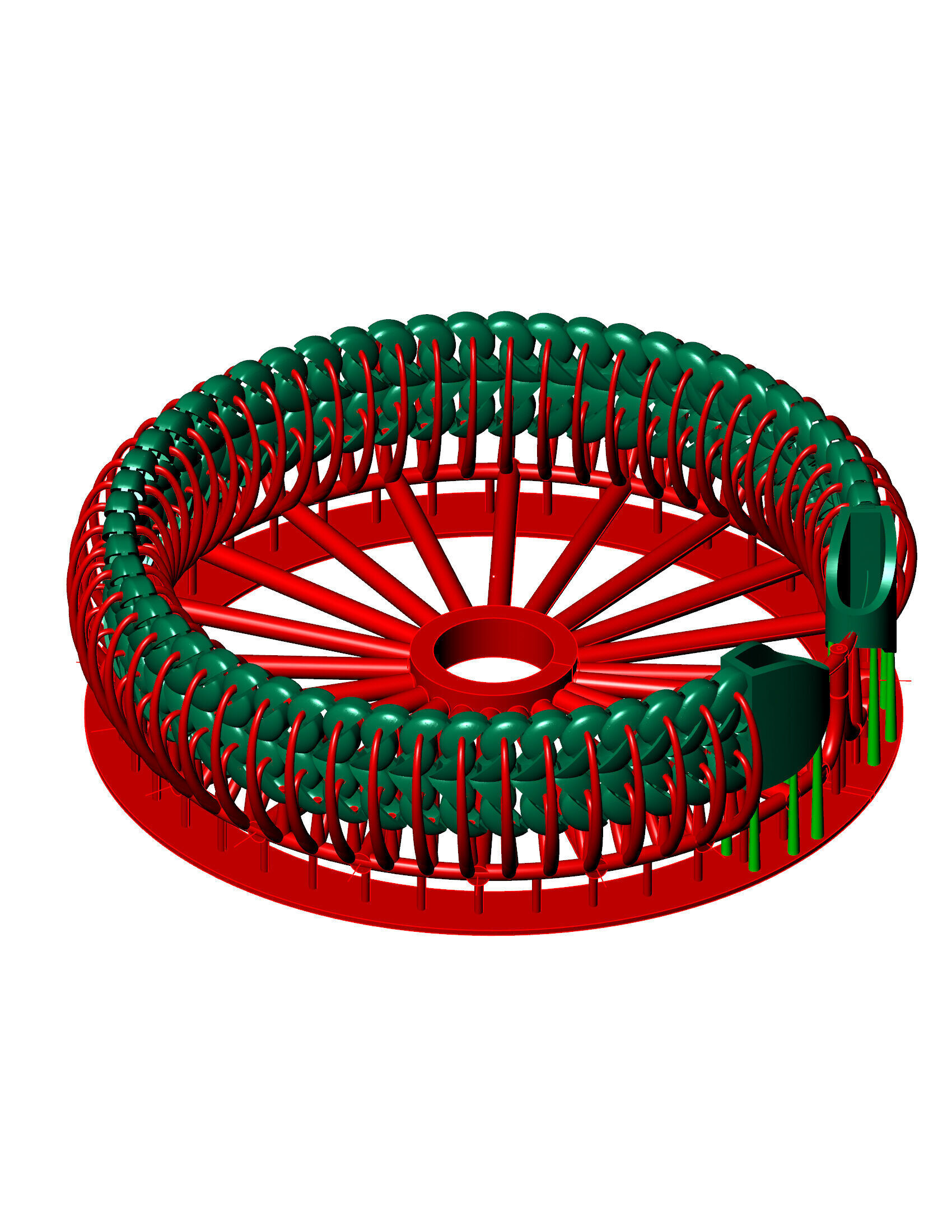 14 MM Top Sold spiral Miami Cuban Bracelet Directly Castable 3D print model_2