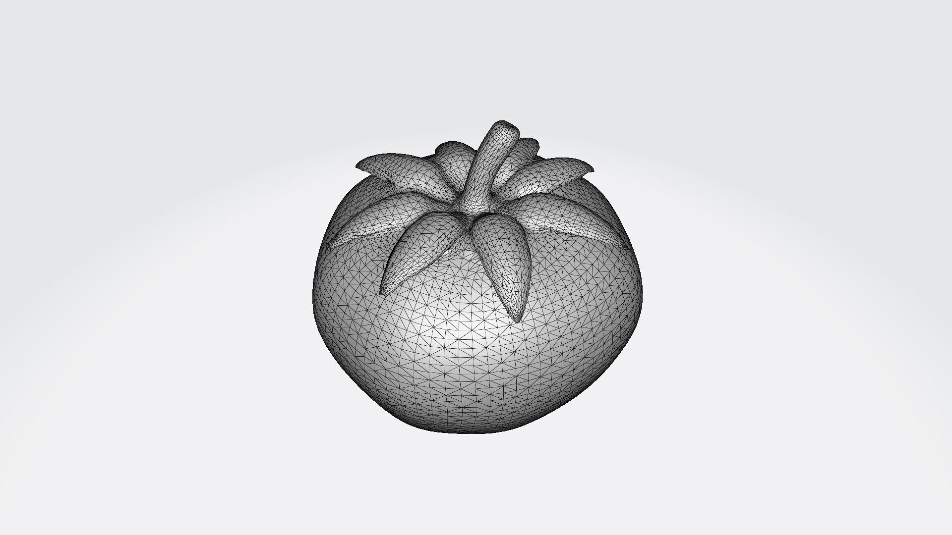 3d Render Delicious Fresh Persimmon Fruit 3D model_6