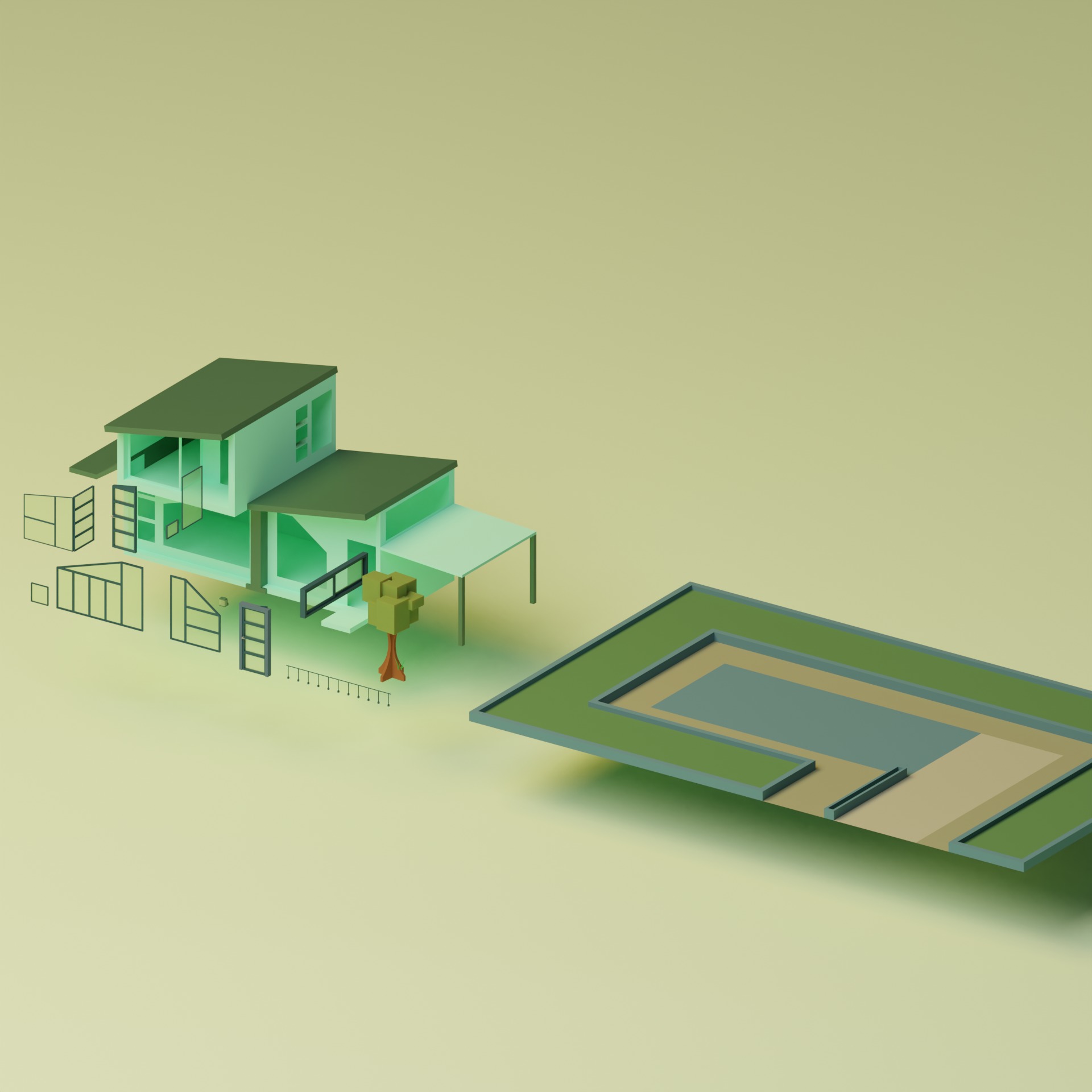Lowpoly Houses Collection 2 _18