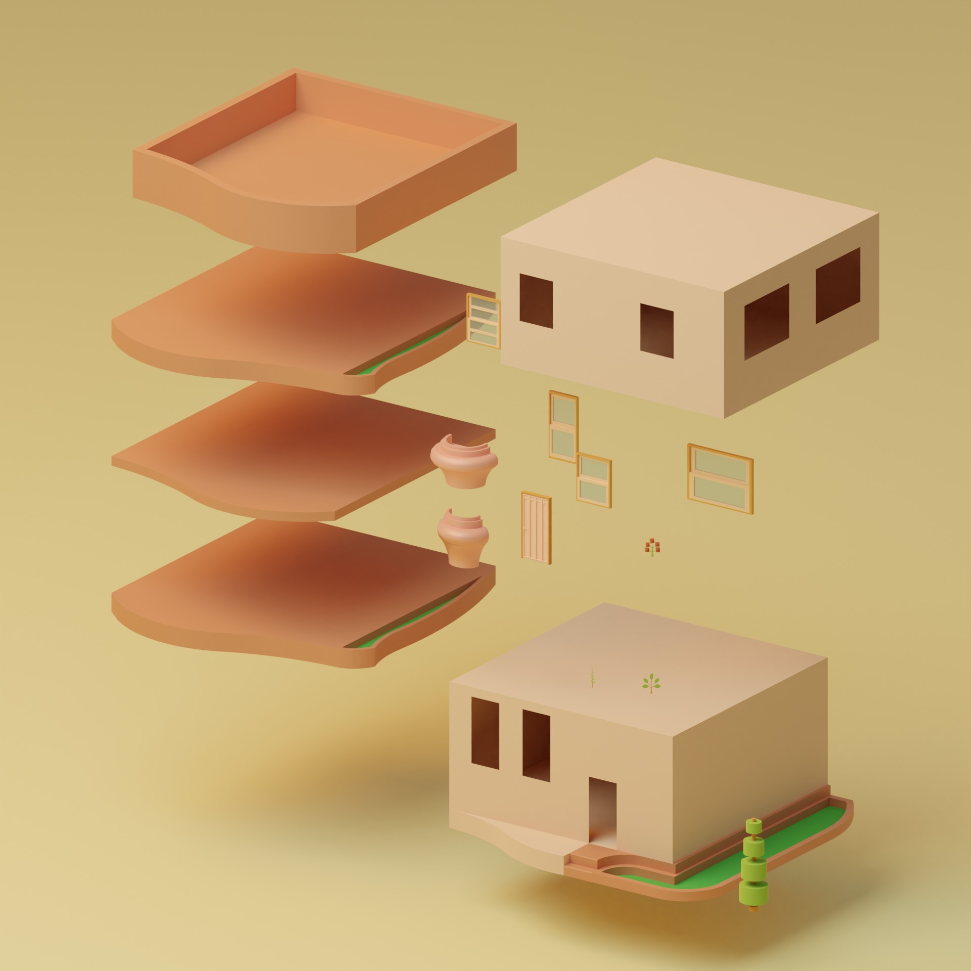 Lowpoly Houses Collection 2 _12