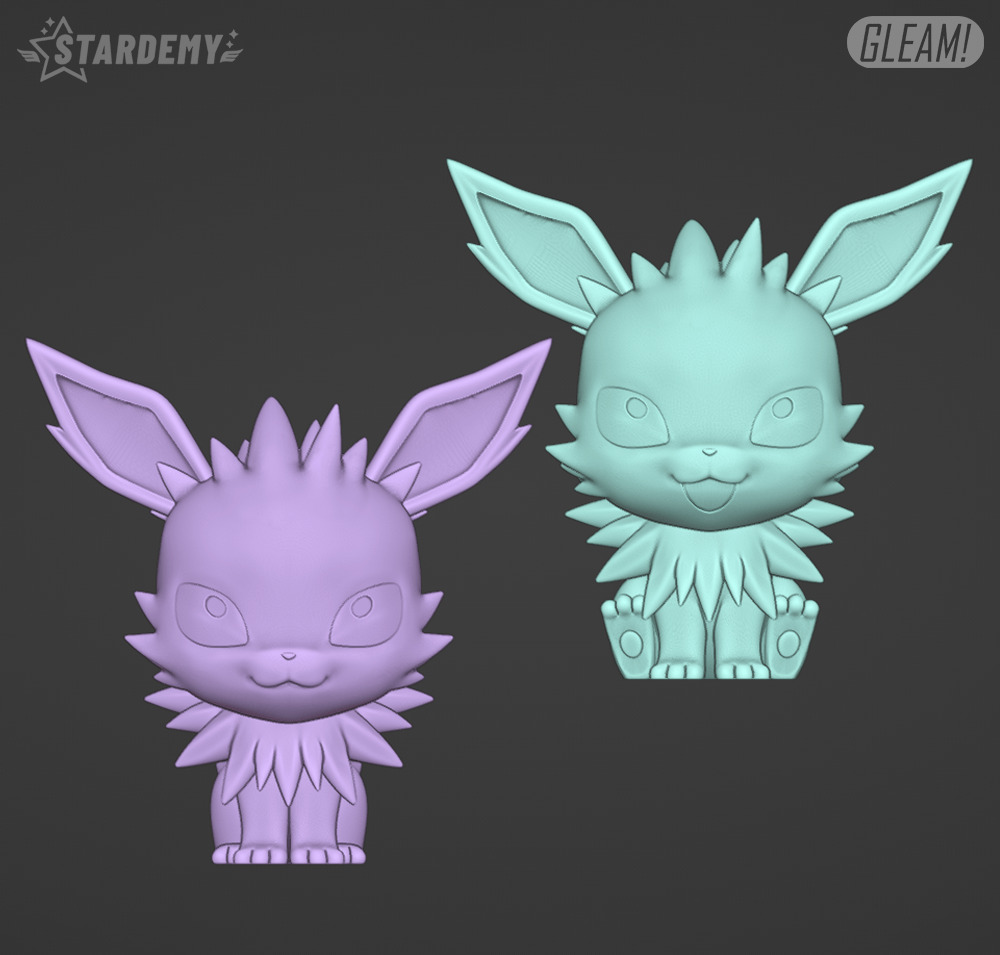 EEVEELUTIONS CHIBI More than 19 MODELS Pokemon Fanart 3D print model_8