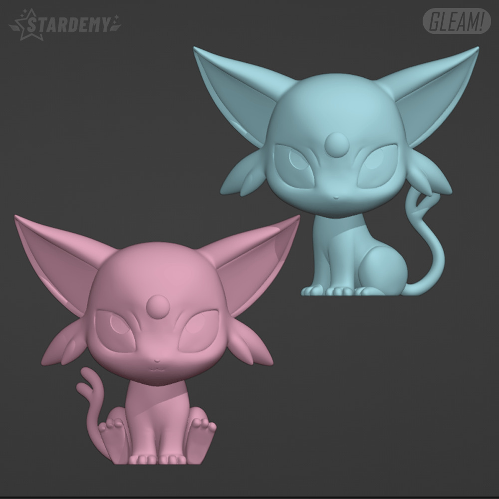 EEVEELUTIONS CHIBI More than 19 MODELS Pokemon Fanart 3D print model_14