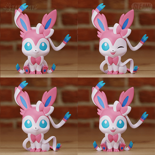 EEVEELUTIONS CHIBI More than 19 MODELS Pokemon Fanart 3D print model_9