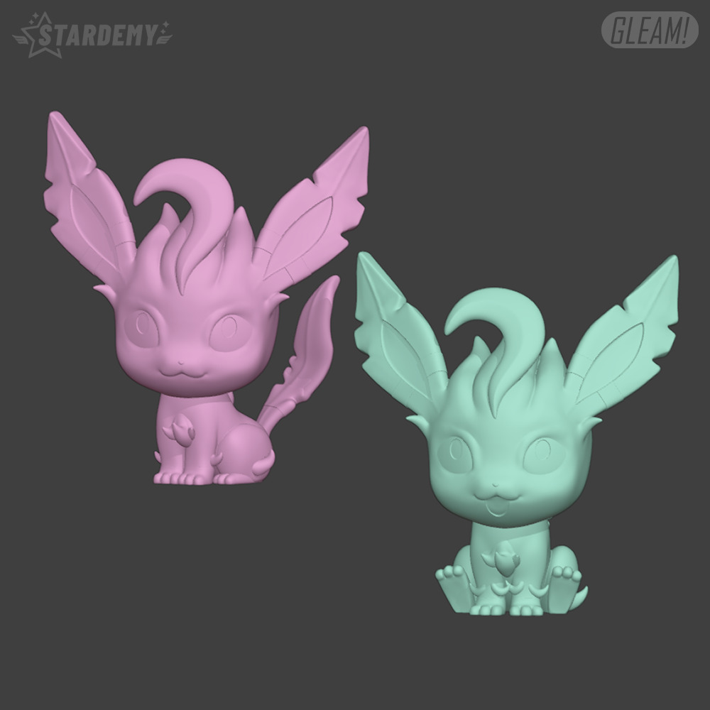 EEVEELUTIONS CHIBI More than 19 MODELS Pokemon Fanart 3D print model_18