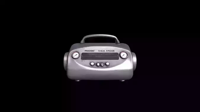 3d Render Pressure Check Machine 3D model