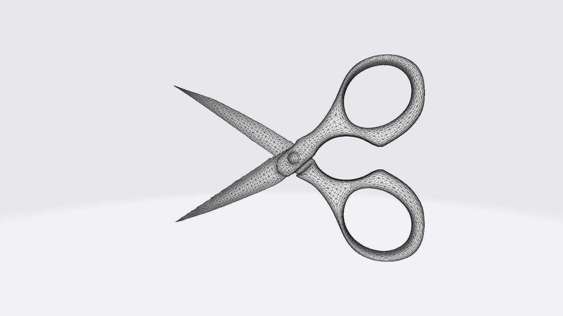 3d Render Scissors Set Collection 3D model_8