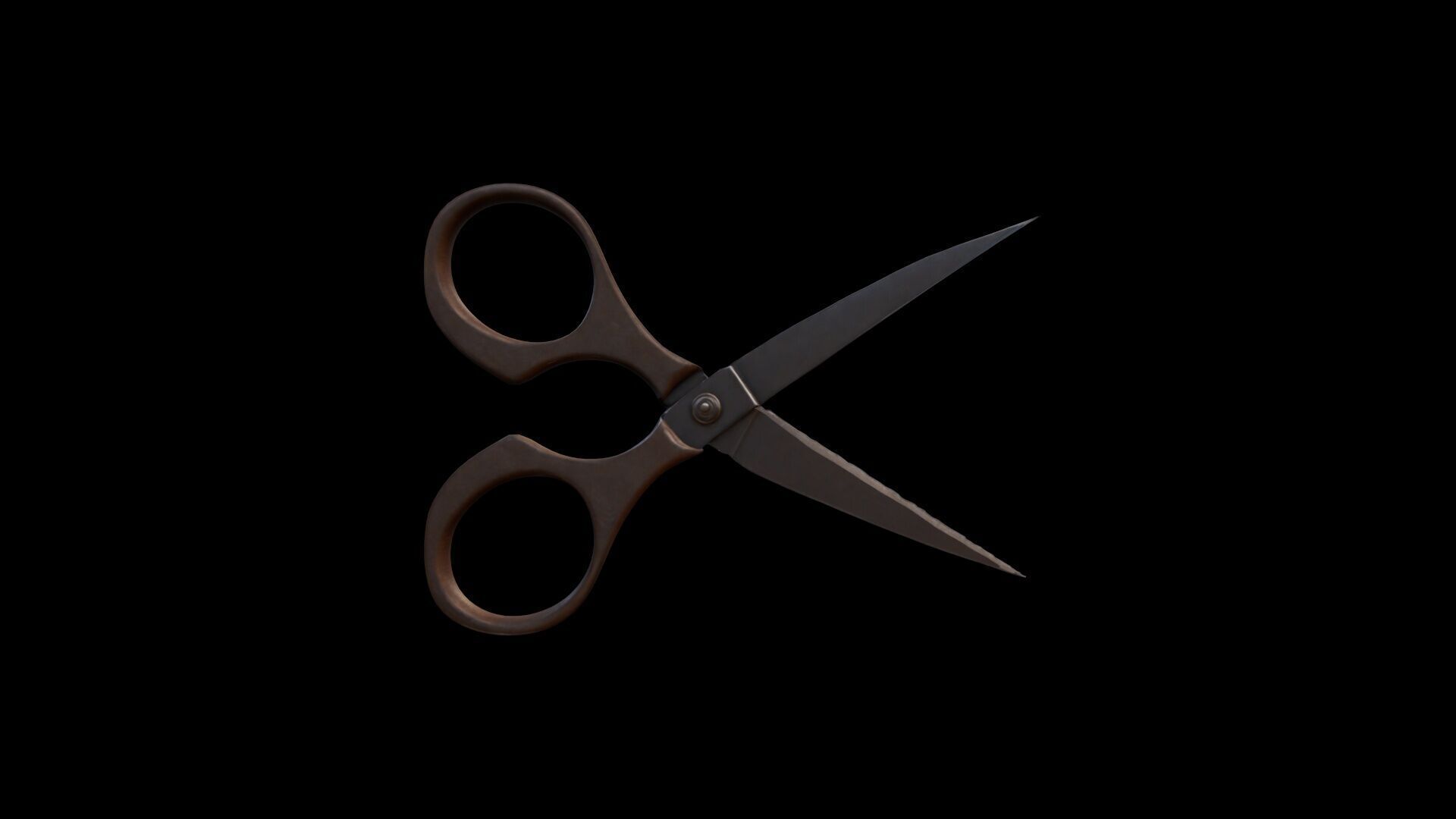3d Render Scissors Set Collection 3D model_2