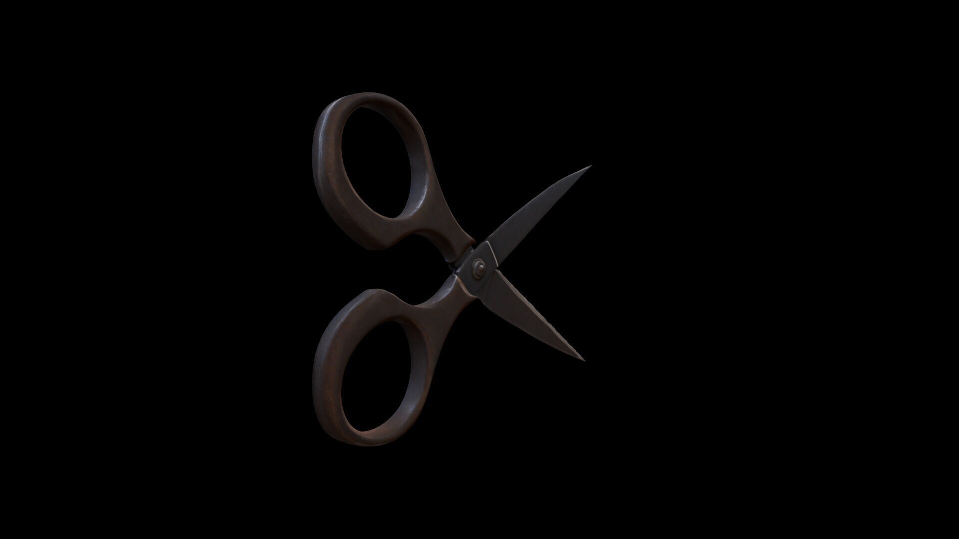 3d Render Scissors Set Collection 3D model_5