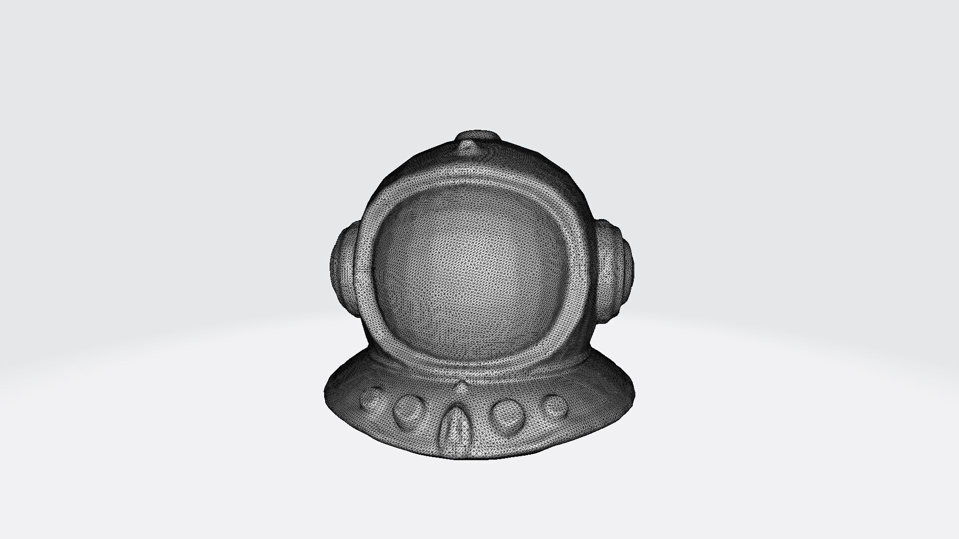 3d Render Space Explorer Helmet Mask 3D model_7