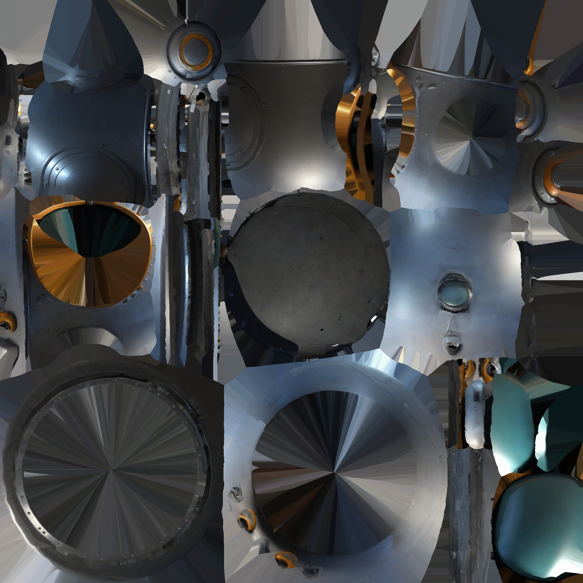 3d Render Space Explorer Helmet Mask 3D model_8