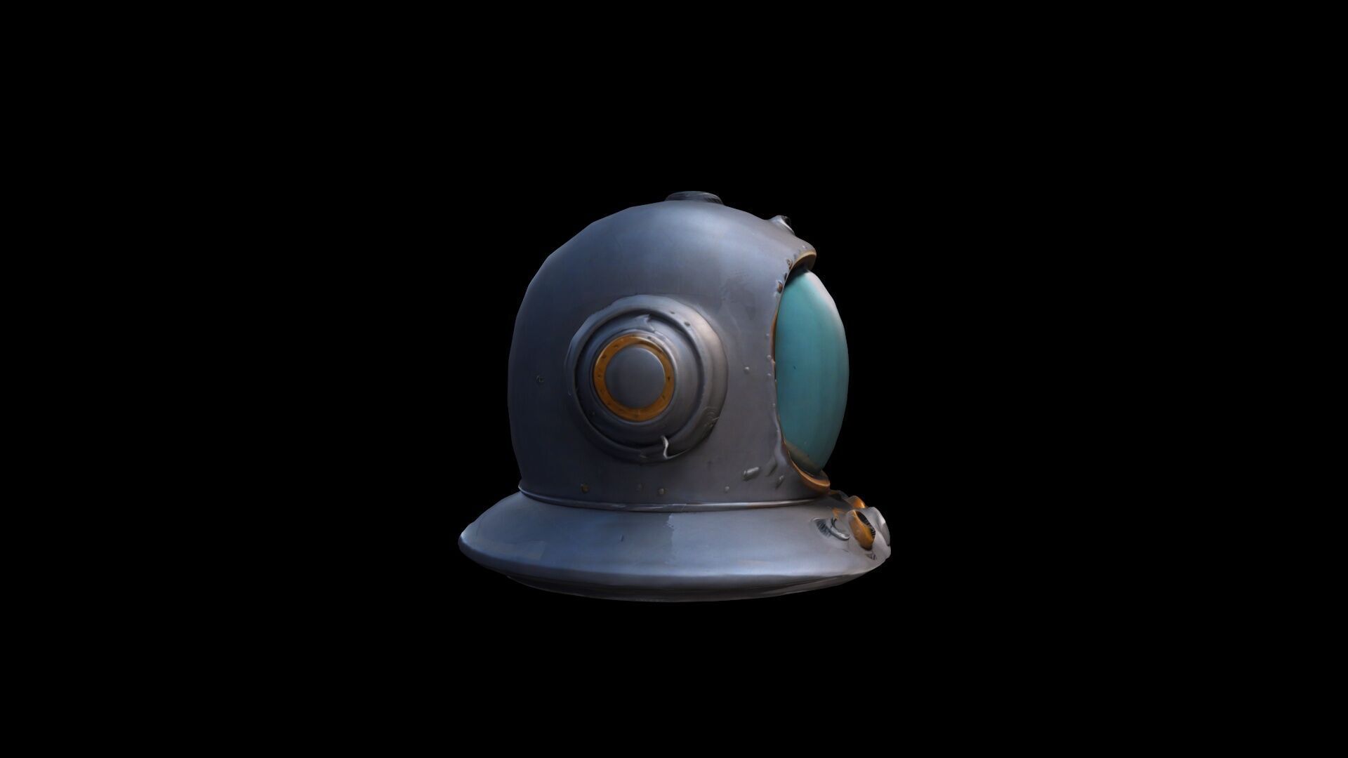 3d Render Space Explorer Helmet Mask 3D model_2