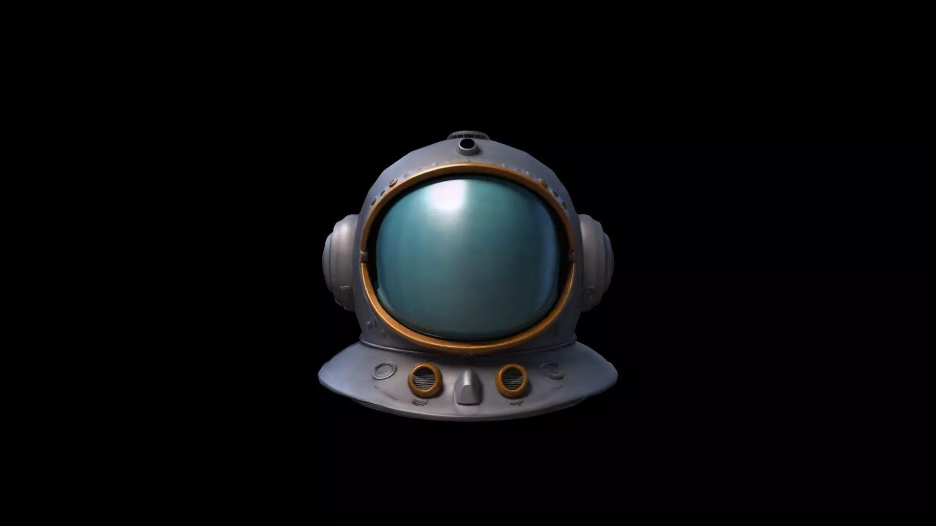 3d Render Space Explorer Helmet Mask 3D model_0