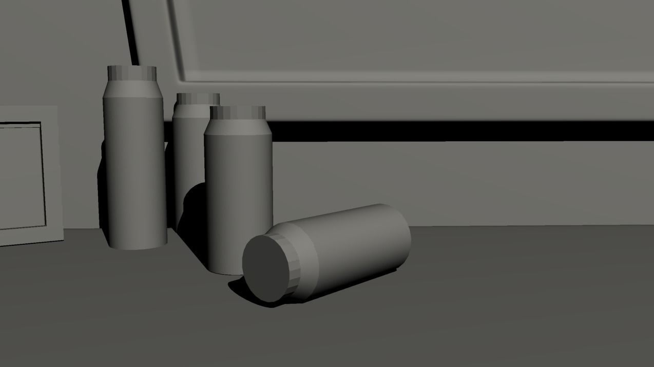 Elongated Jars Free 3D model_0