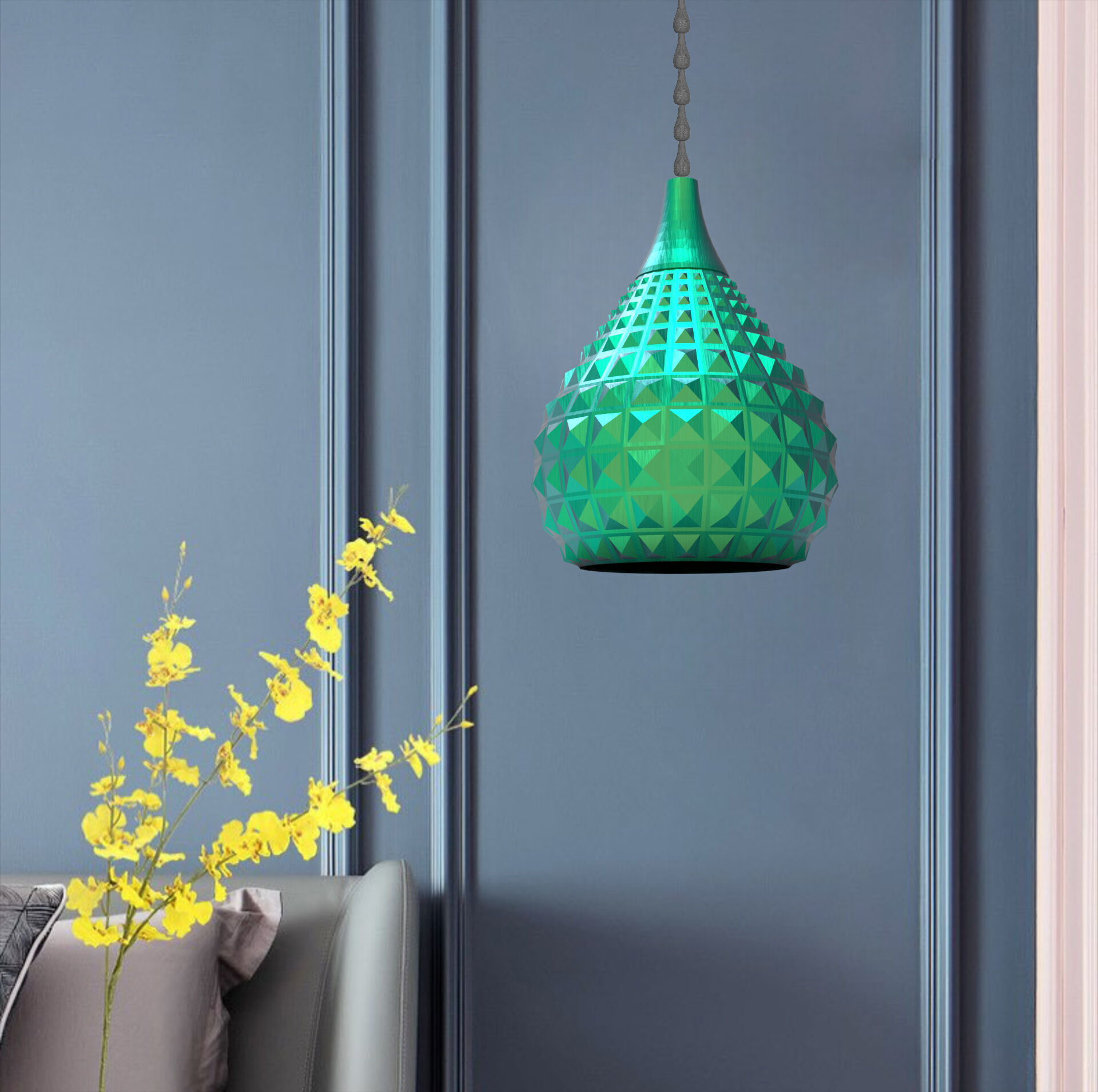 Ceiling Lamp 3D print model_1
