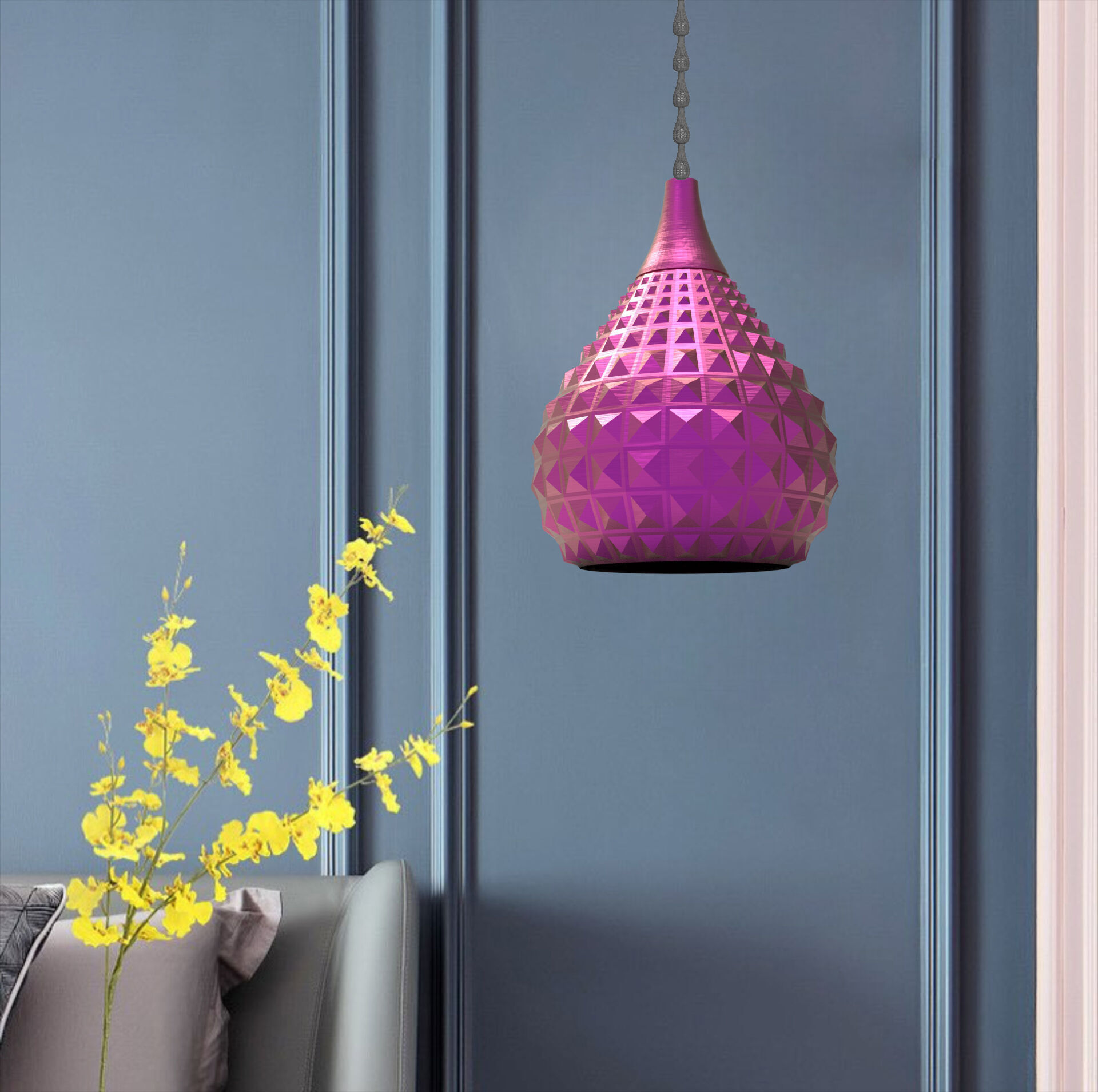 Ceiling Lamp 3D print model_2