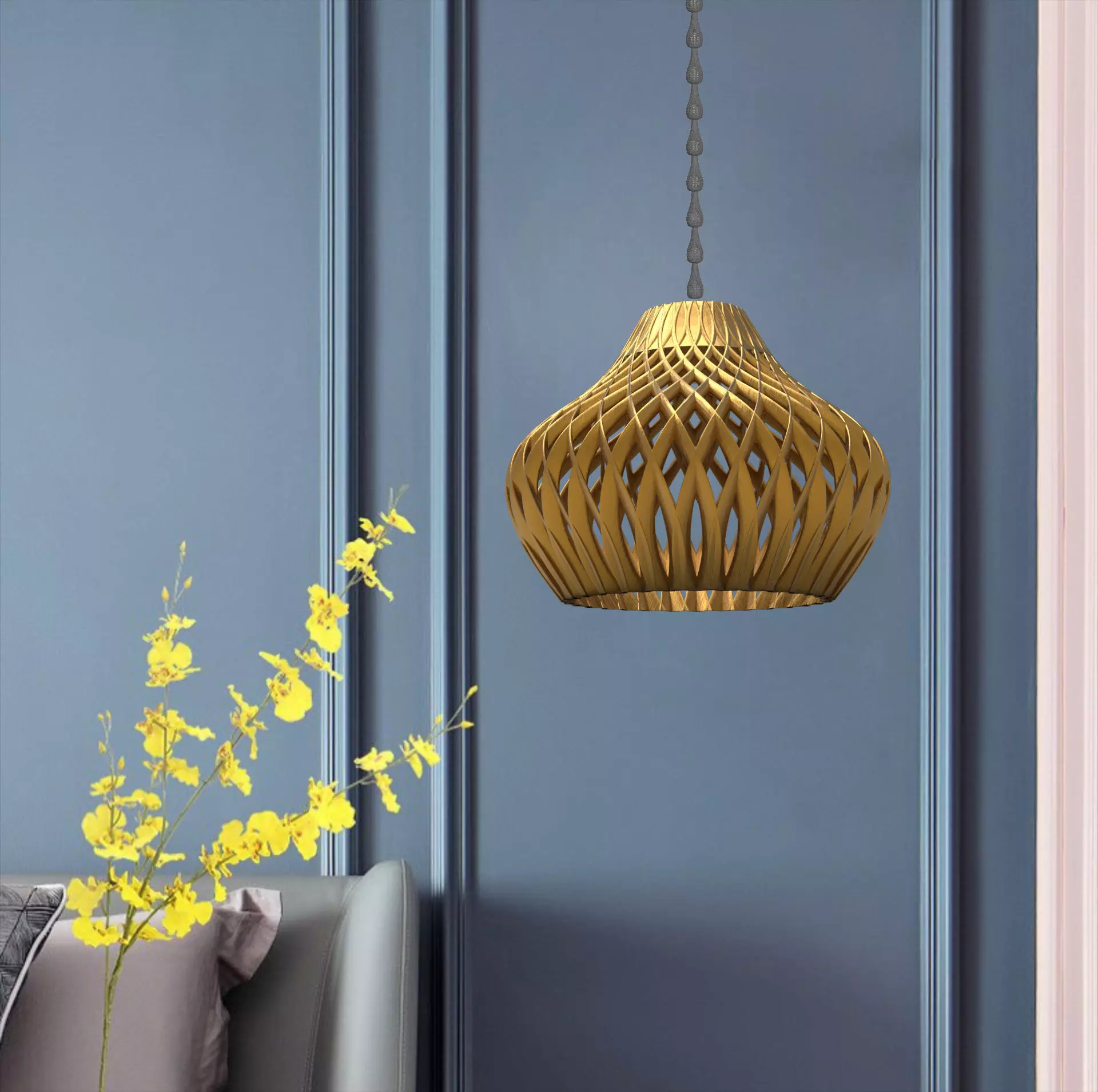 Lamp shade 3D print model_0