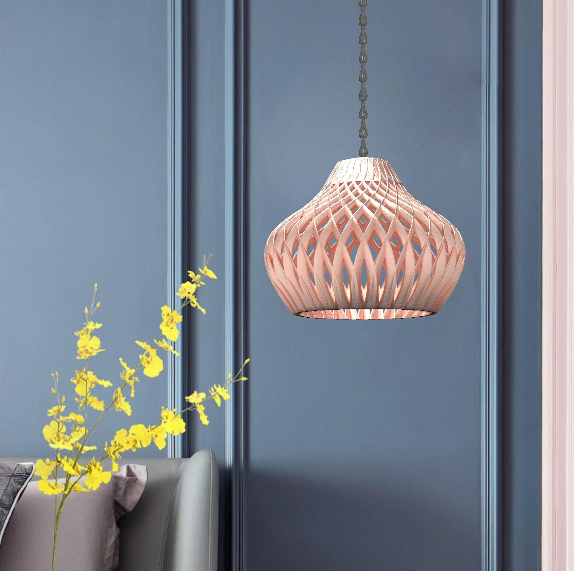 Lamp shade 3D print model_2