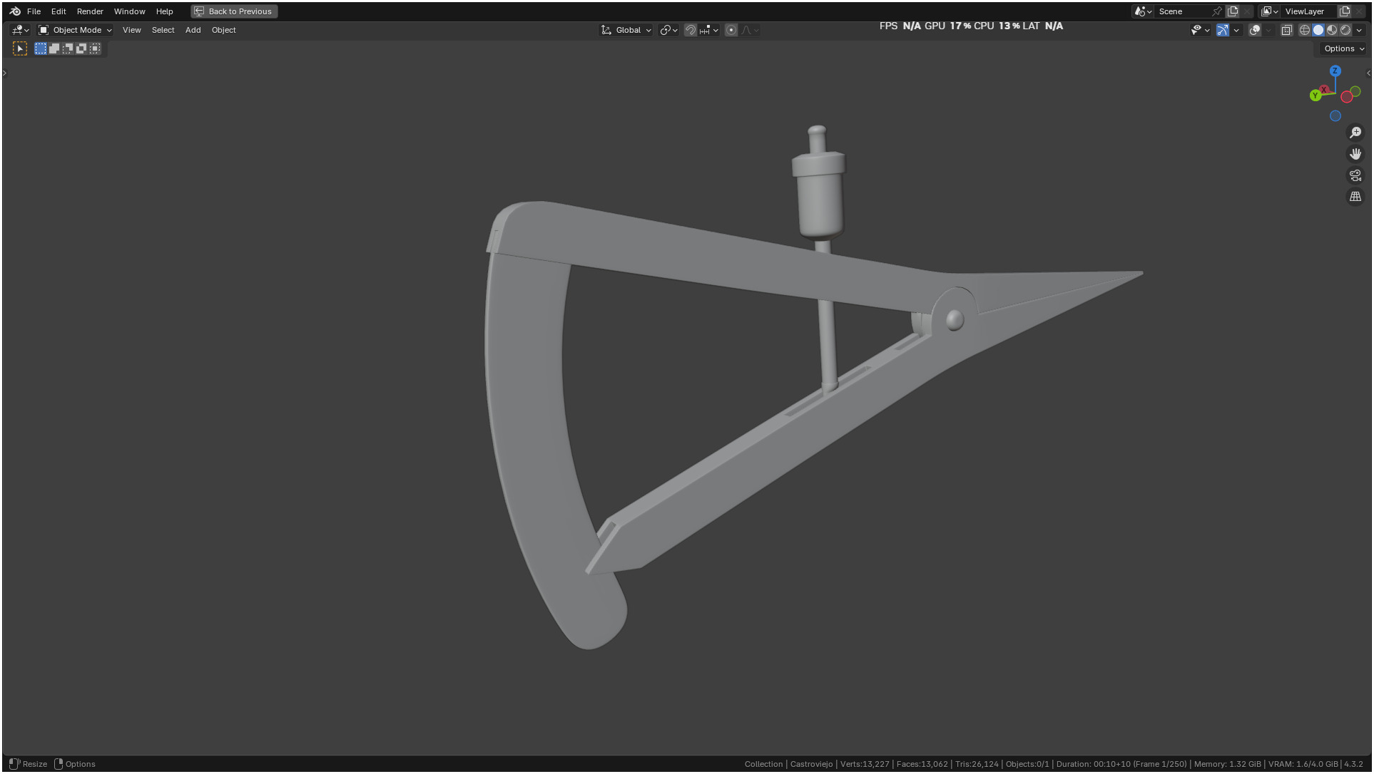 Castroviejo Caliper 3D model_10