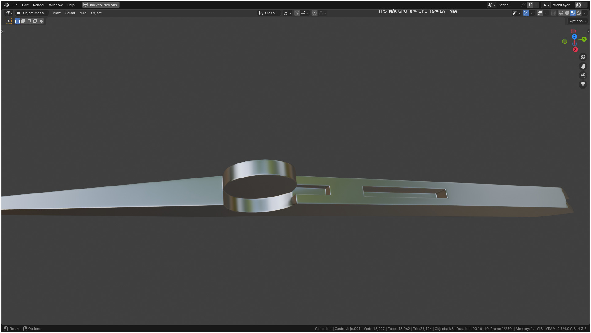 Castroviejo Caliper 3D model_26