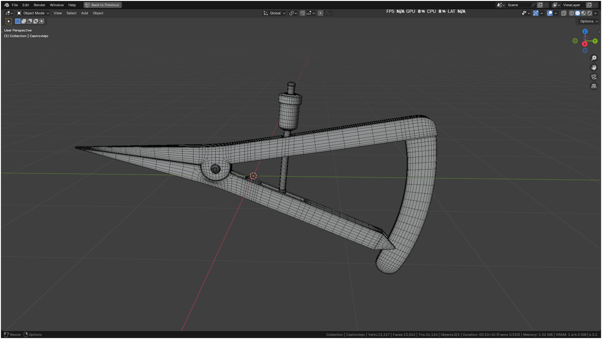Castroviejo Caliper 3D model_18
