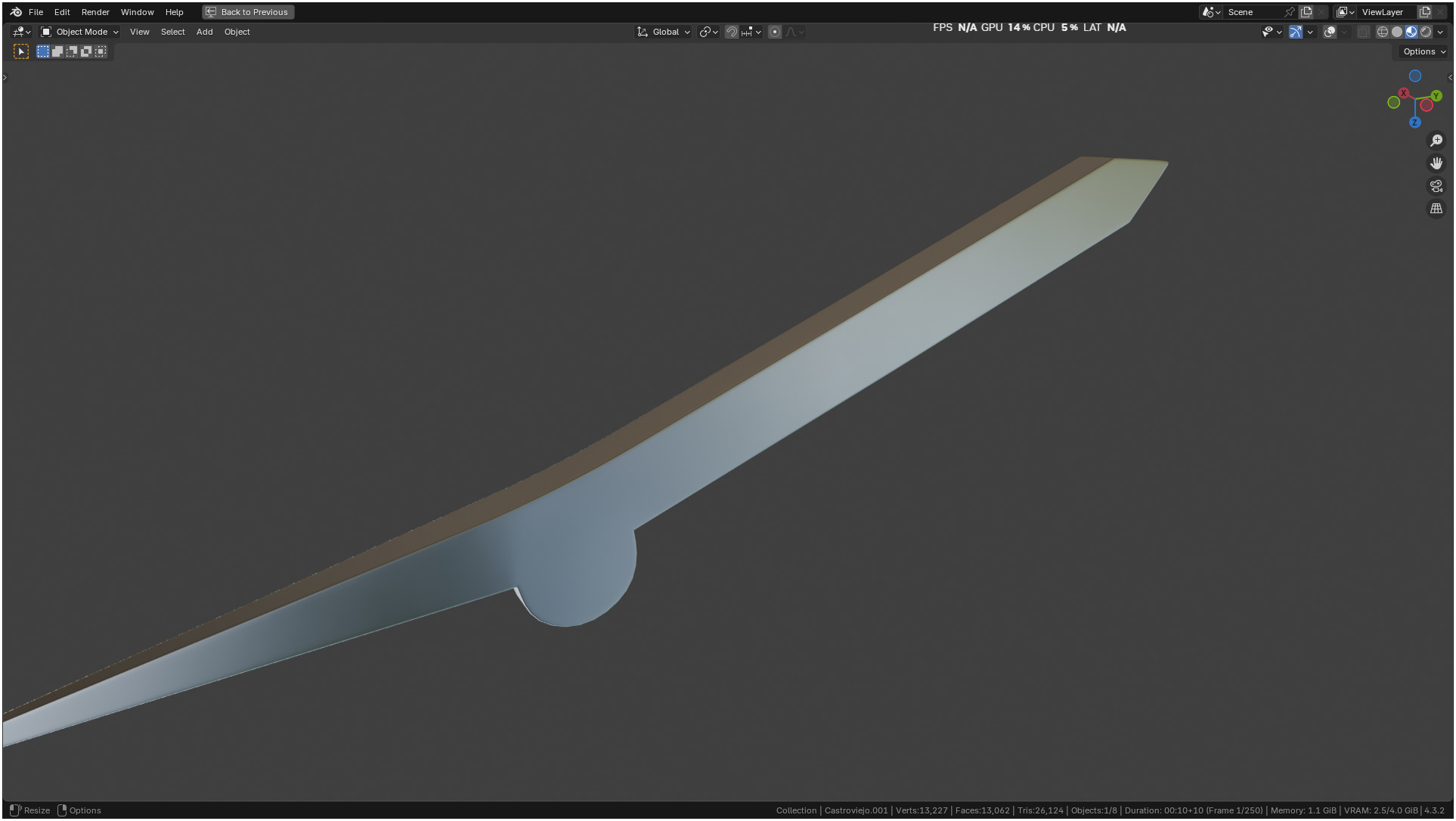 Castroviejo Caliper 3D model_29