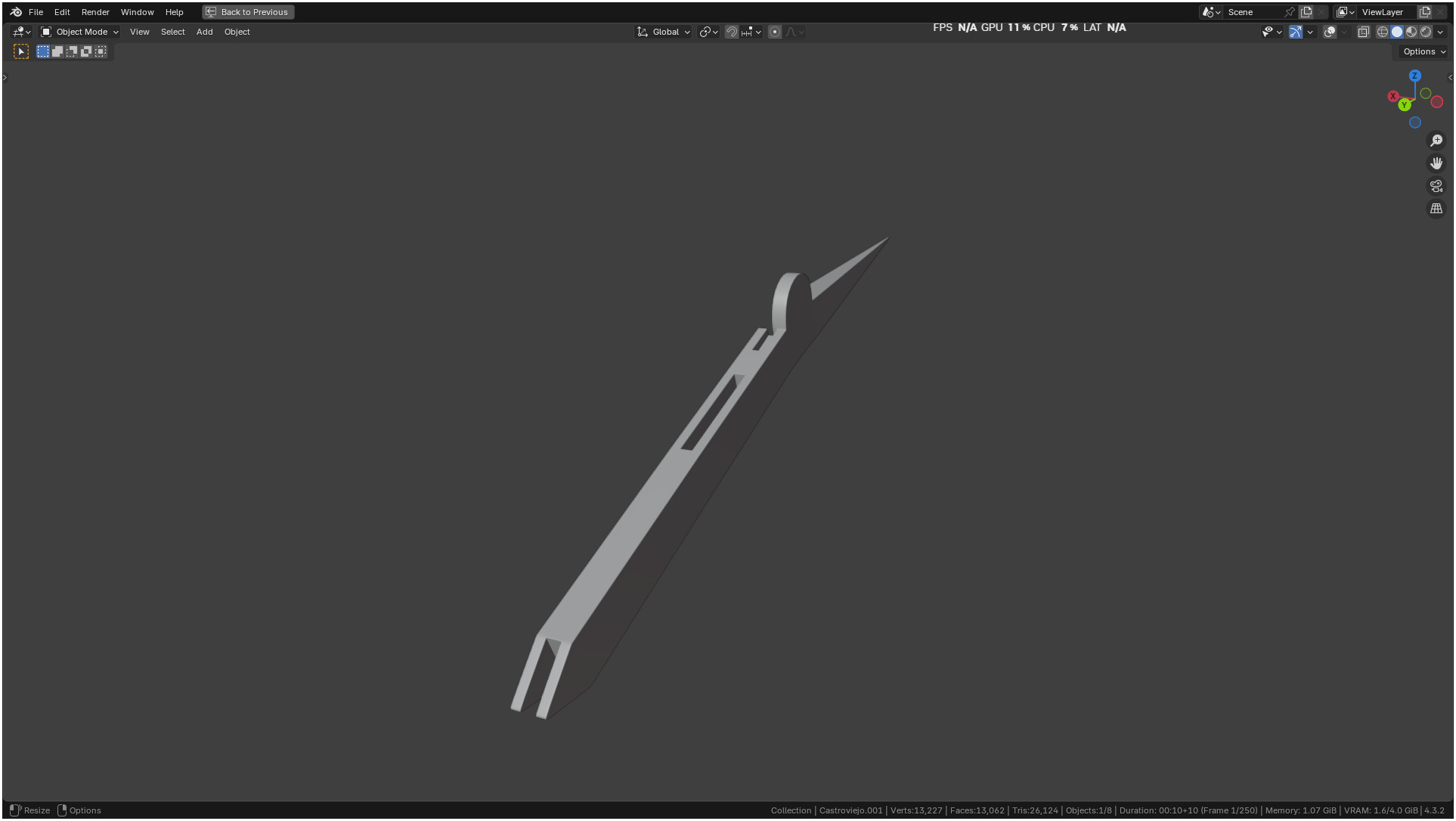 Castroviejo Caliper 3D model_24