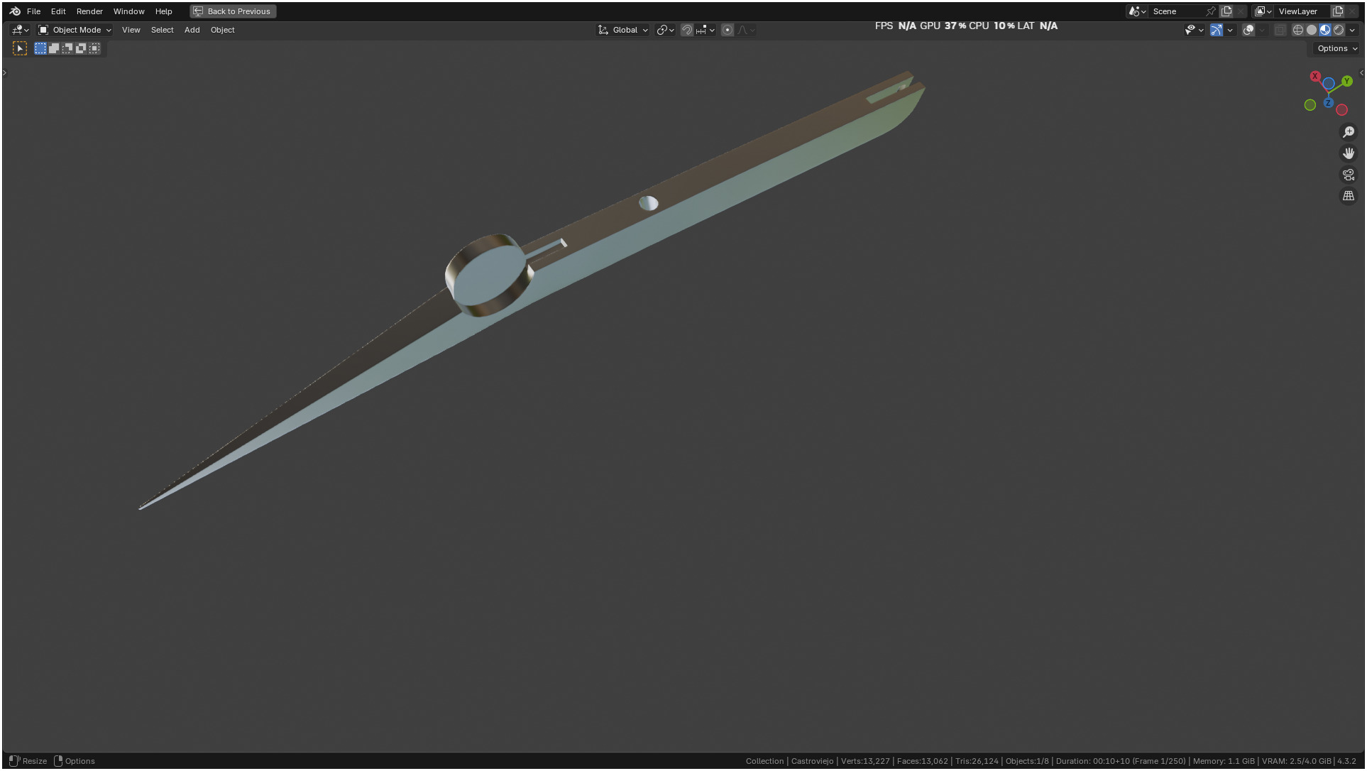 Castroviejo Caliper 3D model_41