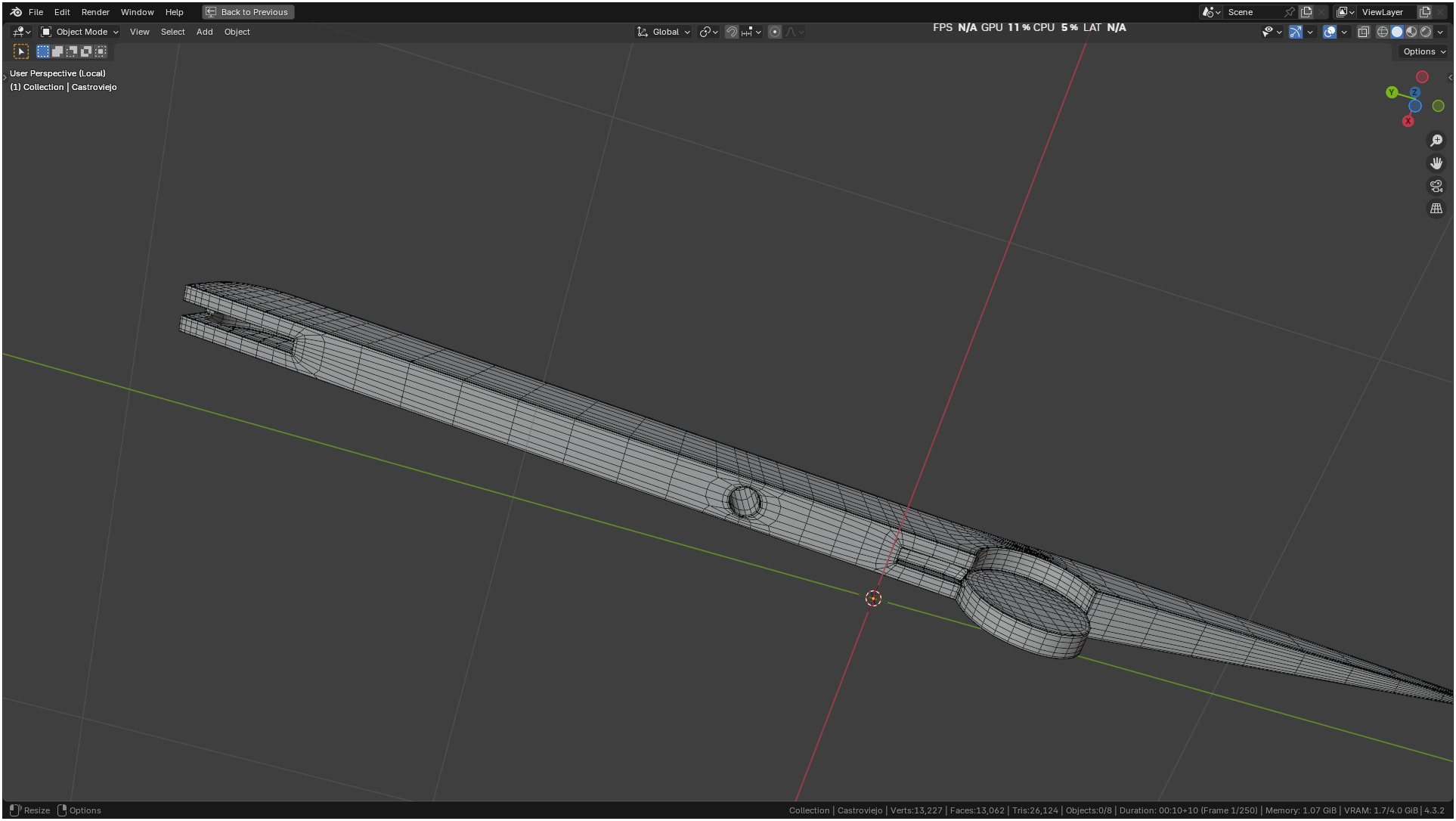 Castroviejo Caliper 3D model_34