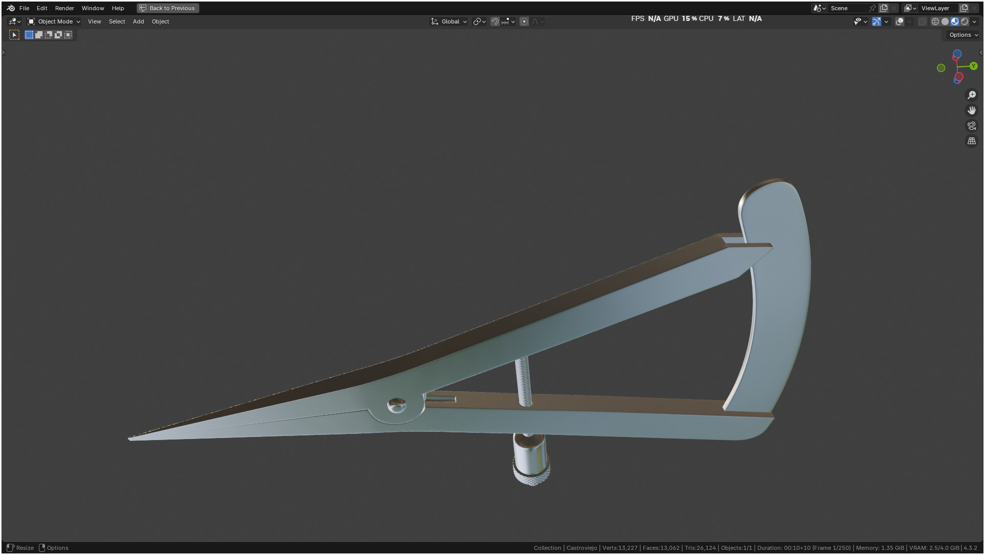 Castroviejo Caliper 3D model_16