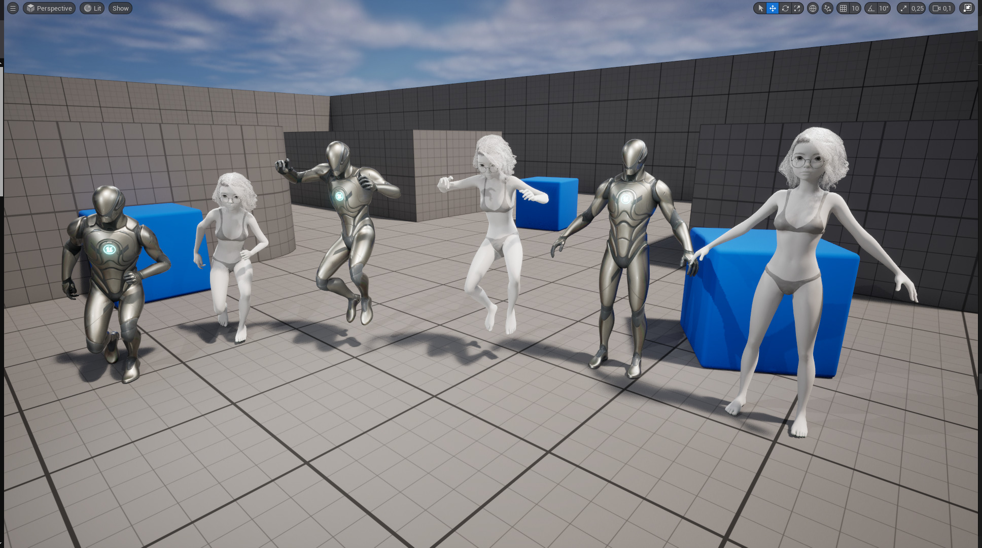 Free Stylized 3D Girl Stylized Toon Girl with Sunglasses Free low-poly 3D model_21