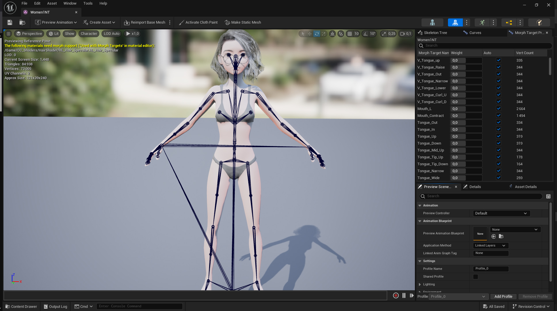 Free Stylized 3D Girl Stylized Toon Girl with Sunglasses Free low-poly 3D model_22