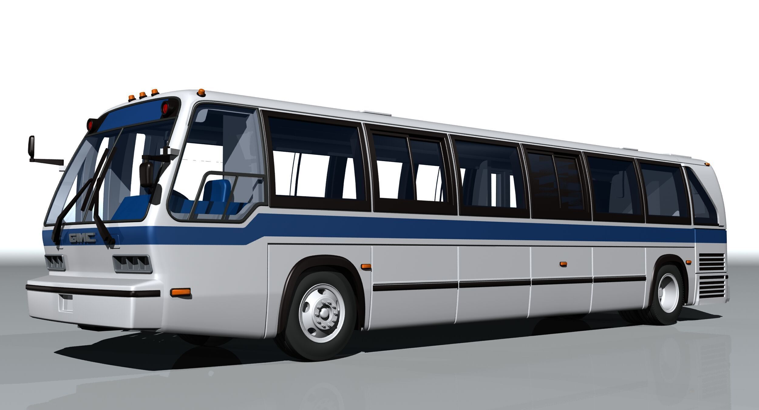 A model-copy of the GMC RTS-04 bus in scale 1 to 87 3D print model_2