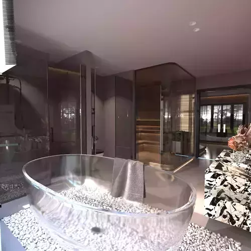 Bathroom design 3D model