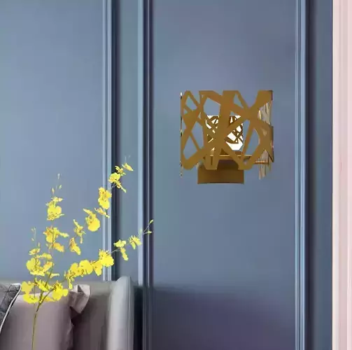Decorative wall light 3D print model