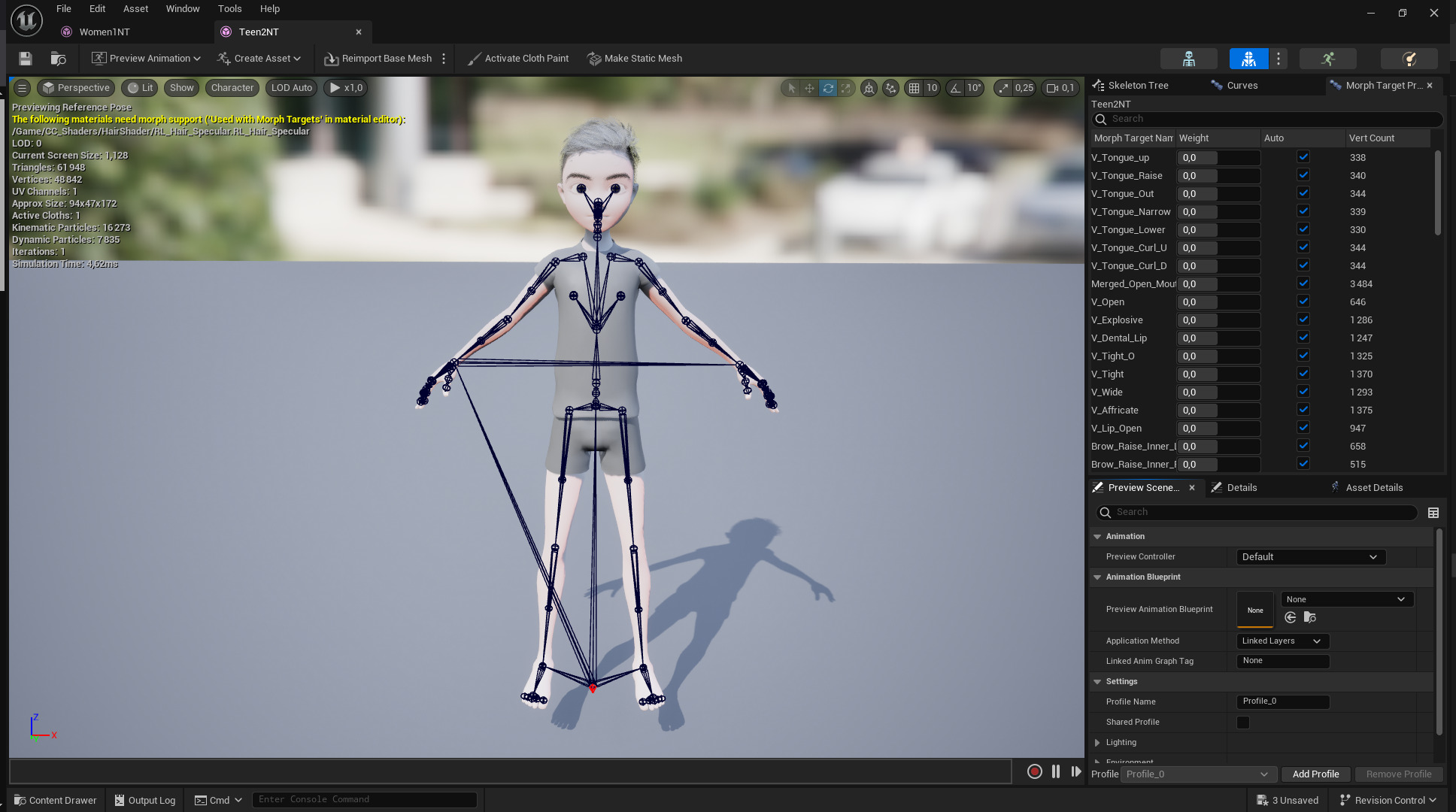 Free 3D Stylized Boy Toon Kid Character with T-Shirt Low-poly 3D model_25