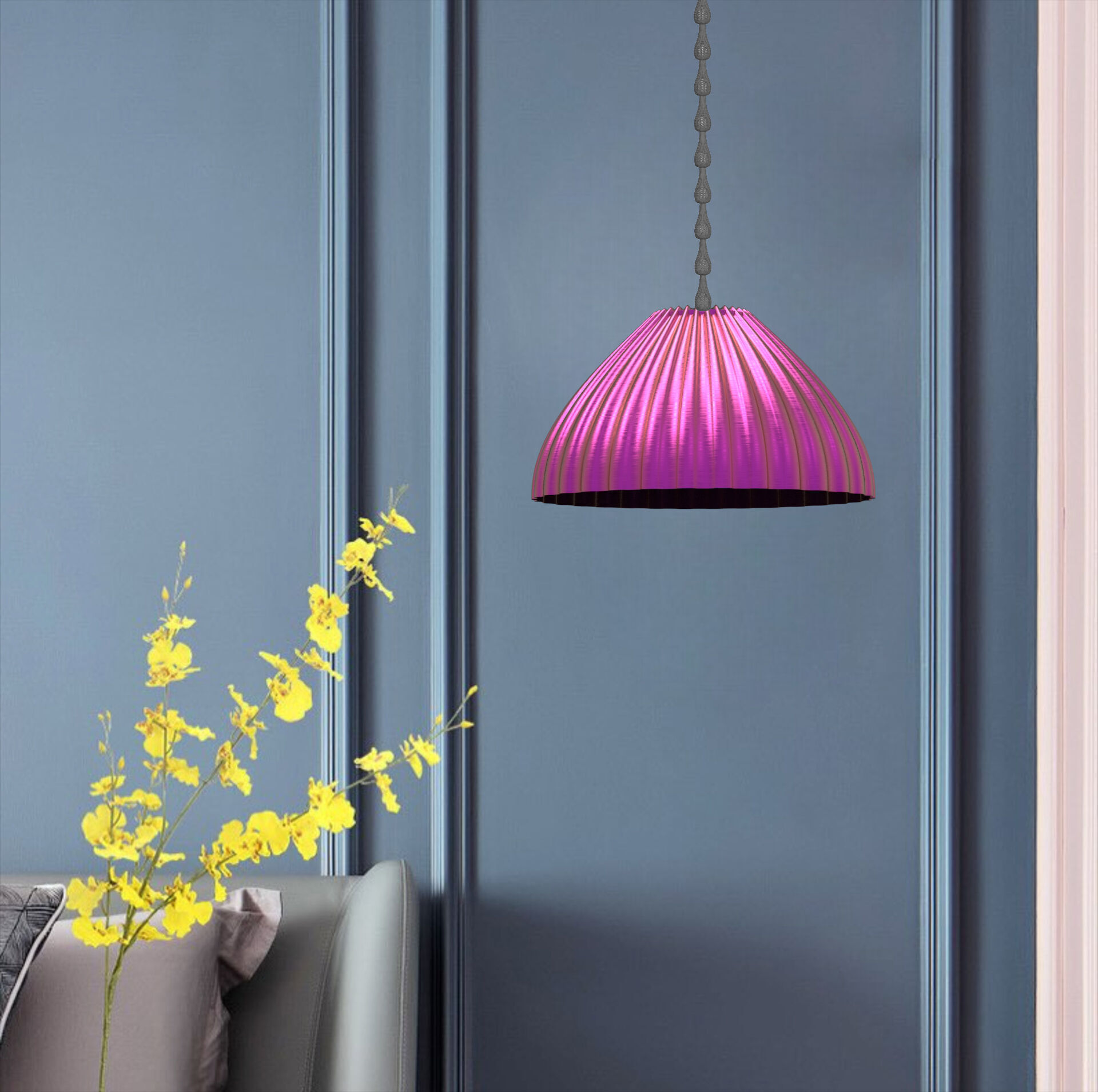 Lamp shade 3D print model_3