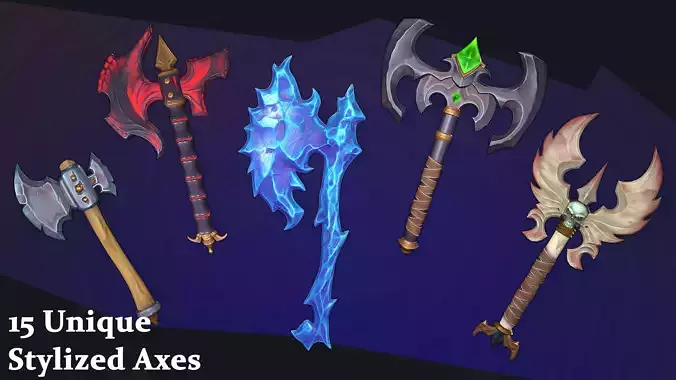 15 Stylized Axes