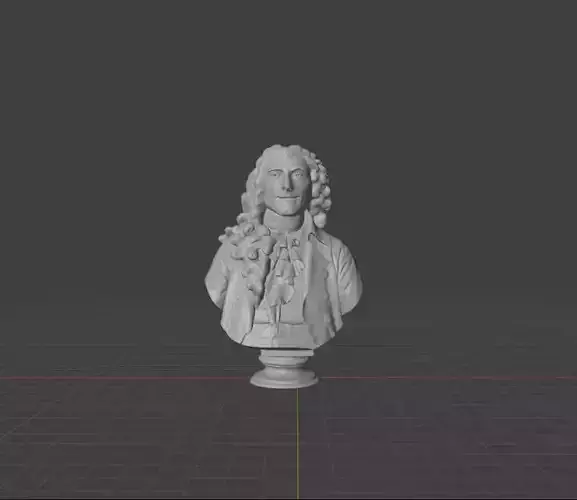 Voltaire 3D print model