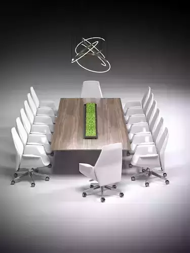 MODERN MEETING TABLE WITH LIGHT